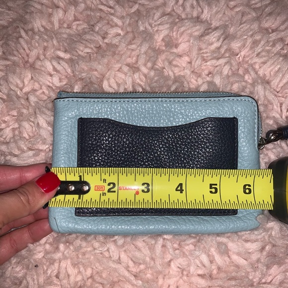 Coach wristlet blue / navy - Picture 7 of 8